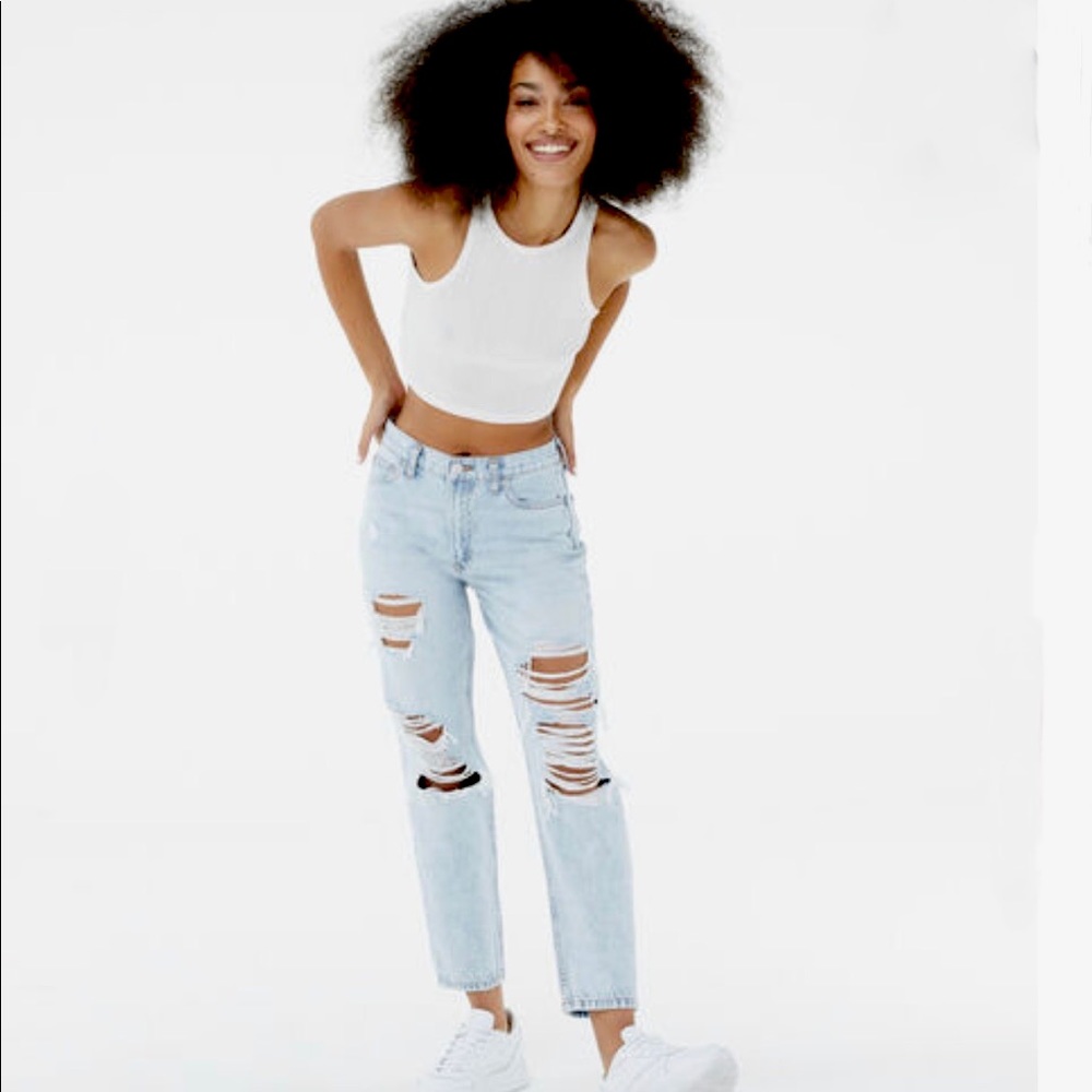 Aeropostale High-Rise Mom Jeans